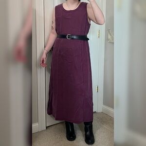 Susan Bristol Purple Sleeveless Dress